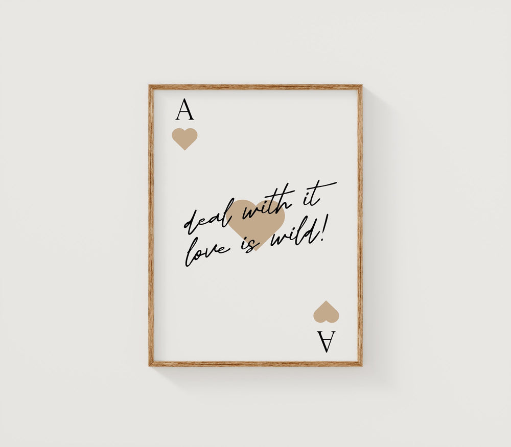 Trendy Custom Friends Retro Playing Card Wall Art, Personalised Best Friends Playing Card Quote Poster, Trendy Aesthetic Preppy Room Decor