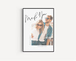 Personalised COUPLES Photo Print, Me and You Photo Gift, Custom Photo Gift Print, Him and Her Photo Gift Ideas, Couples Gift With Photo