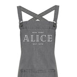 Personalised Denim Barista Style Apron | Aprons for Men and Women