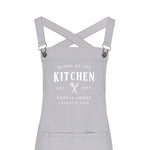 Personalised Barista Style Aprons | Queen of the Kitchen - Glam & Co Designs Ltd