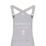 Personalised Denim Barista Style Apron | Kitchen Apron for Men and Women - Glam & Co Designs Ltd