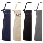 Logo Design Apron | Aprons for Women | Aprons for Men | Logo Apron - Grey Apron - Glam and Co 