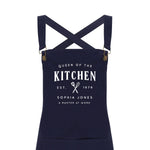 Personalised Barista Style Apron - Queen of the Kitchen - Glam & Co Designs Ltd