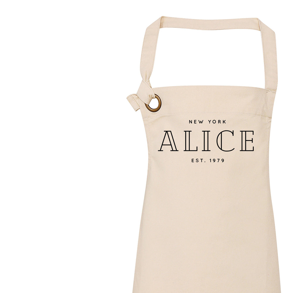 Personalised Apron | Aprons for Women | Custom Name Apron - Glam & Co Designs Ltd