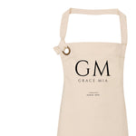 Personalised Apron | Custom Name and Initials - Glam & Co Designs Ltd