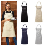 Logo Design Apron | Aprons for Women | Aprons for Men | Logo Apron - Blue Apron - Glam and Co 