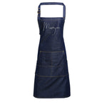 Personalised Denim Apron | Aprons for Women | Birthday Gift Ideas | Vintage Style Custom Apron | Personalised Apron