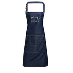 Mr and Mrs Gift Ideas | Personalised Denim Apron | Personalised Apron for Mr and Mrs | Gift ideas for Weddings | Him and Her Gift Ideas - Glam & Co Designs Ltd