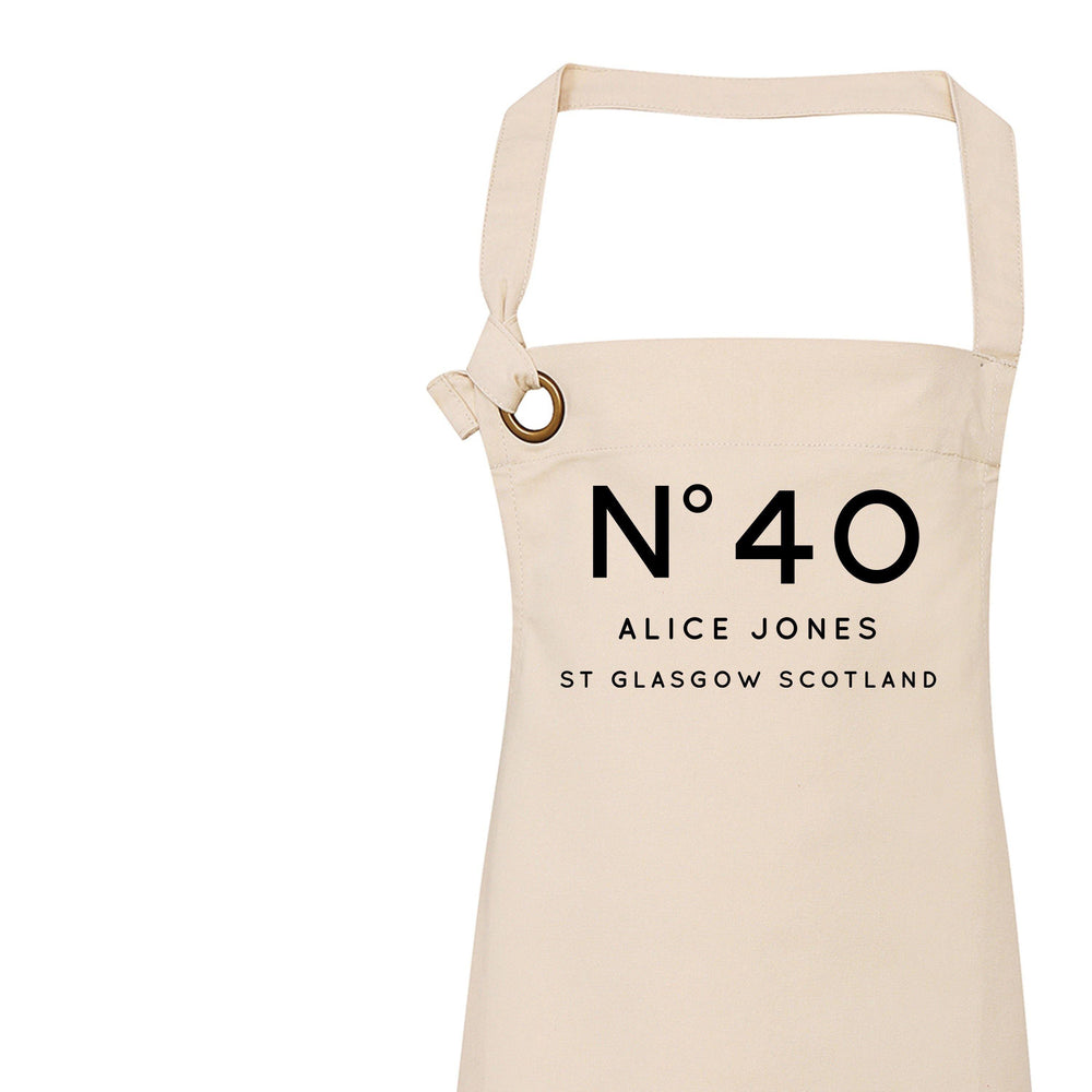 Personalised Apron | Aprons for Women | 40th Birthday Gift Ideas | Birthday Gift for Her | 18th 21st 30th 40th 50th 60th Birthday Gift Ideas