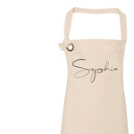 Personalised Apron | Aprons for Women | Vintage Apron | Retro Apron | Custom Apron for Women | Personalised Cook Gift | Natural Apron