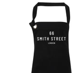 Personalised Apron | Aprons for Women | Vintage Apron | Retro Apron | Custom Apron for Women | Personalised Cook Gift | Black Apron