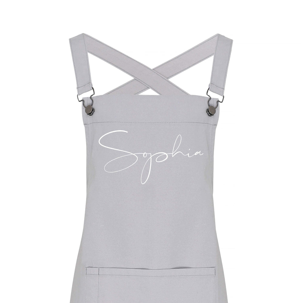 Personalised Barista Style Apron | Aprons for Men and Women - Glam & Co Designs Ltd