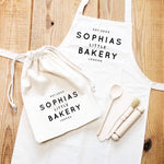 Kids Baking Set | Little Bakery Set | Kids Baking Apron | Personalised Kids Baking Set | Personalised Kids Apron | Aprons for Children | - Glam and Co 