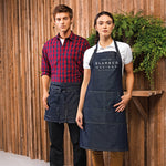 Head Chef Apron | Personalised Denim Aprons | Aprons for Men | Aprons for Women | Personalised Head Chef Denim Apron | Custom Head Chef - Glam and Co 