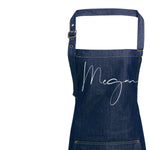 Personalised Denim Apron | Aprons for Women | Birthday Gift Ideas | Vintage Style Custom Apron | Personalised Apron